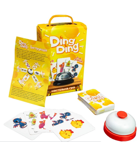 Настольная игра "Ding ding", укр., в кор. 12*18,7*4,8см, ТМ Стратег, Украина