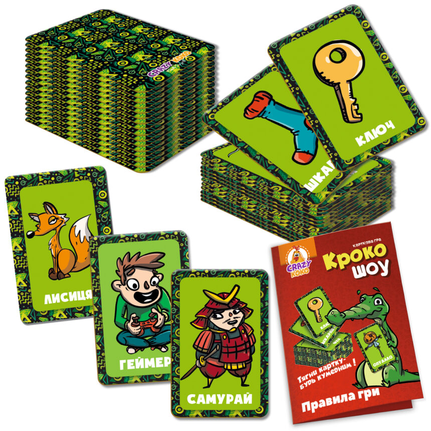 Гра настільна розважальна "Крокошоу" укр., в кор. 18*11*4см, ТМ Vladi Toys, Україна