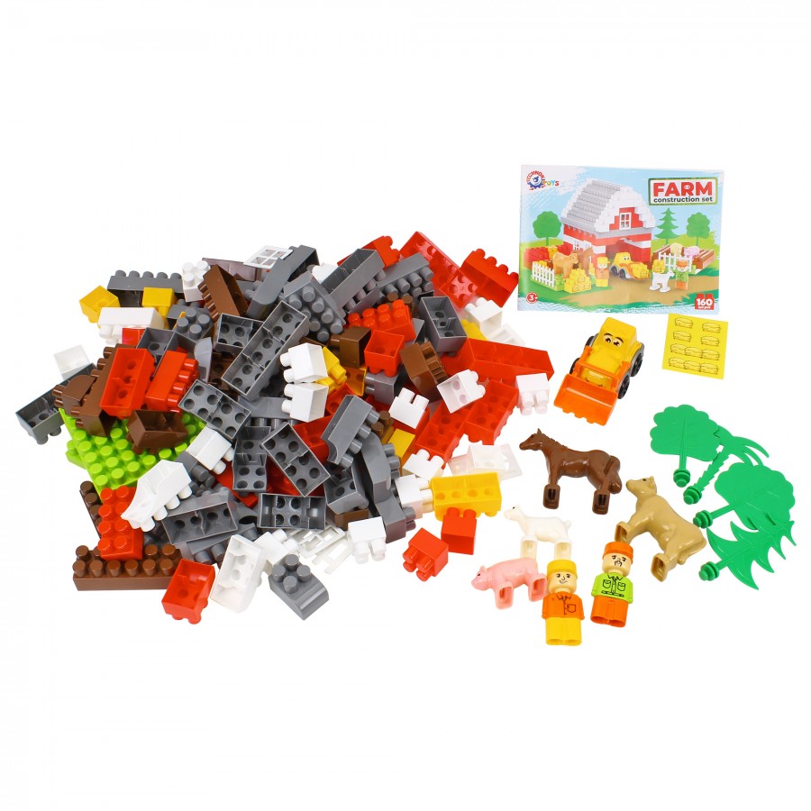 Конструктор Ферма 160 деталей, в кор. 37*21*13см, ТМ Технок, Україна