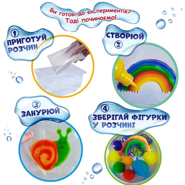 Набір для творчості Magic water. Creative gel SPRING, в кор. 30*24*6см, ТМ Ludum, Україна
