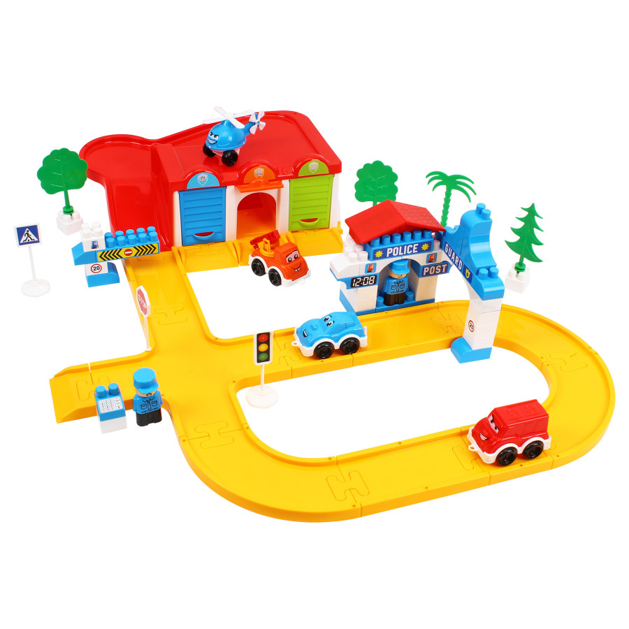 Ігровий набір "Паркінг Поліція", в кор. 37*27.5*19см, ТМ Технок, Україна