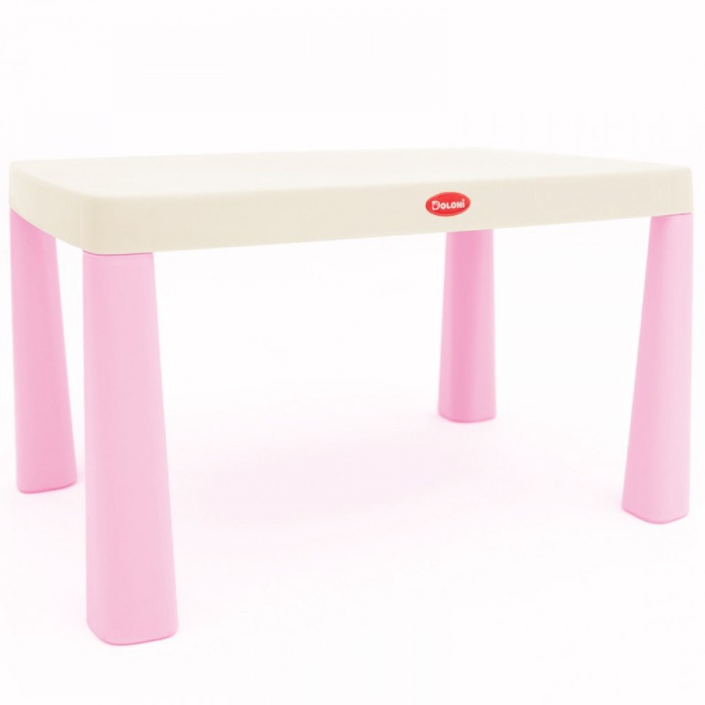 Набір "Граємось та навчаємось" (в наборі стіл, стілець, конструктор Набір для дівчат 404 деталі у контейнері для зберігання), в кор. 85*60*22см, ТМ Долоні, Україна