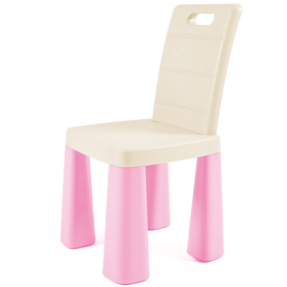 Набір "Граємось та навчаємось" (в наборі стіл, стілець, конструктор Набір для дівчат 404 деталі у контейнері для зберігання), в кор. 85*60*22см, ТМ Долоні, Україна