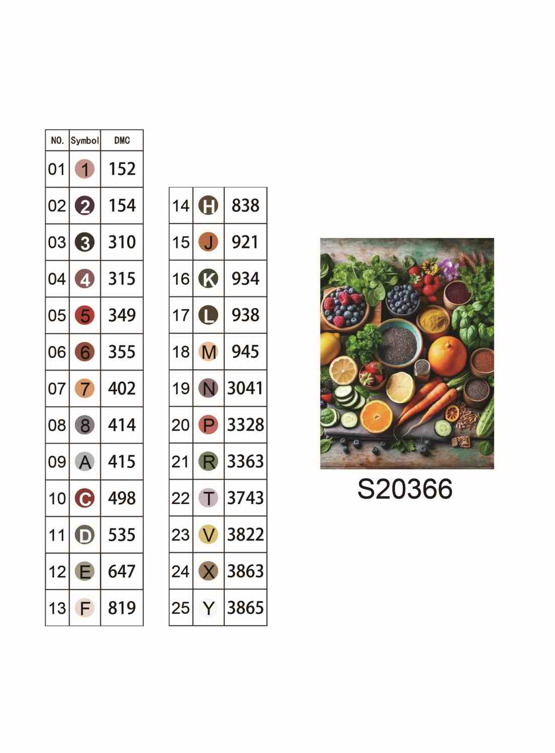 Алмазная мозаика "Композиция для детокса", на подрамнике 30*40см, в кор. 31*41*2,5см, ТМ Dreamtoys