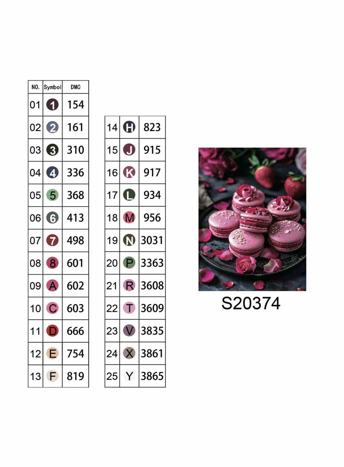 Алмазная мозаика "Изысканный десерт", на подрамнике 30*40см, в кор. 31*41*2,5см, ТМ Dreamtoys