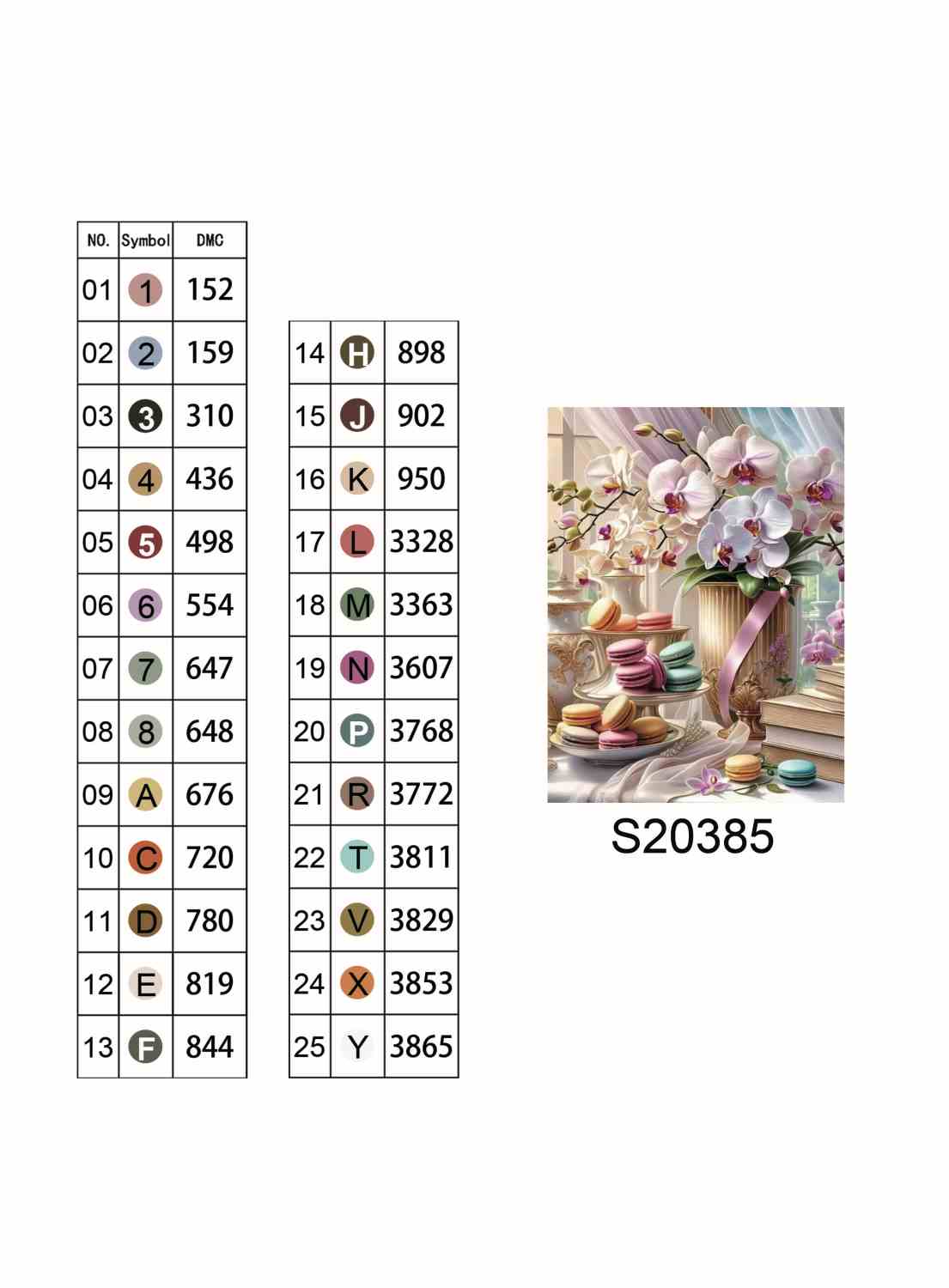 Алмазная мозаика "Цветочный десерт", на подрамнике 30*40см, в кор. 31*41*2,5см, ТМ Dreamtoys