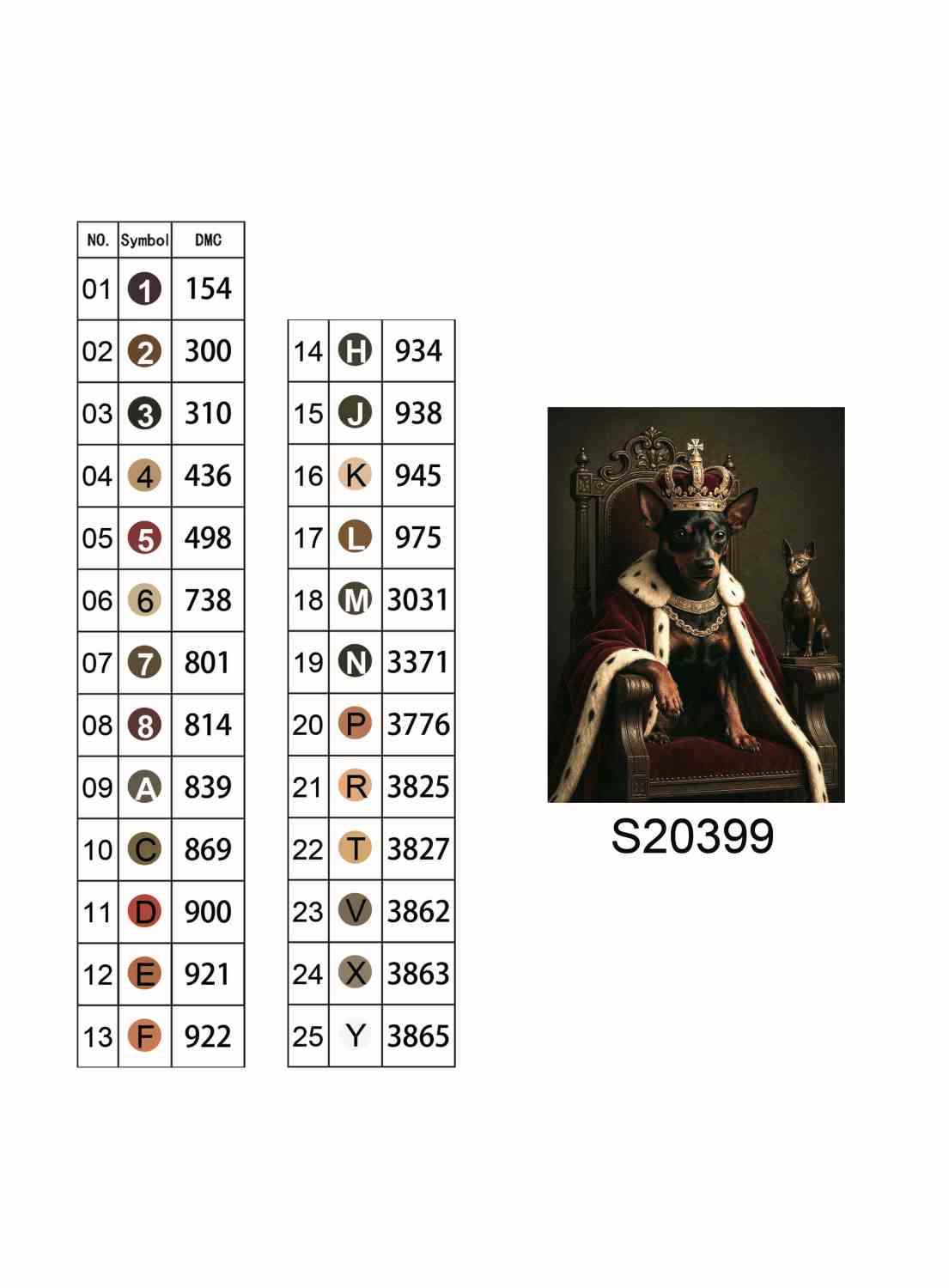 Алмазная мозаика "Его величество Оскар", на подрамнике 30*40см, в кор. 31*41*2,5см, ТМ Dreamtoys