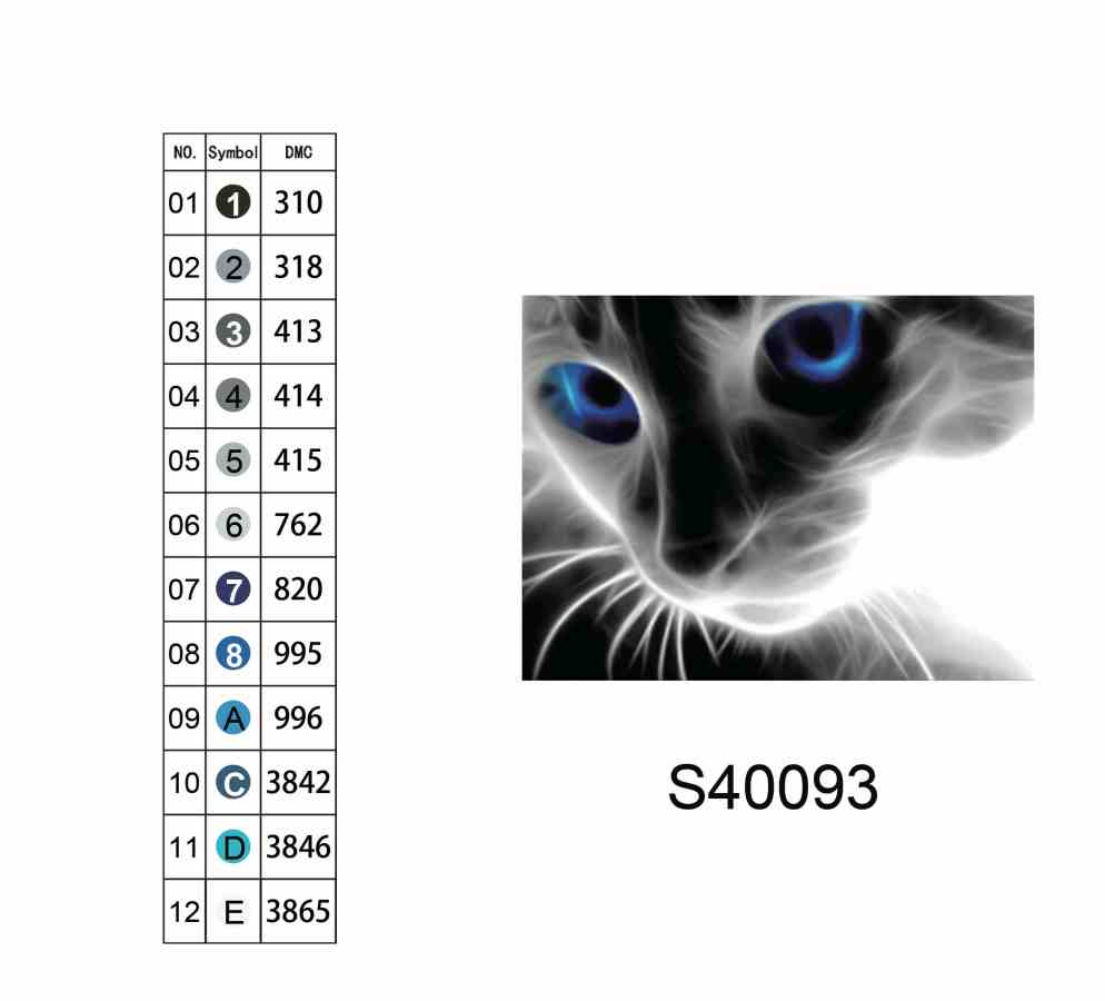 Алмазна мозаїка "Неоновий погляд", 40*50см, на підрамнику, в кор. 41*51*2,5см, ТМ Dreamtoys