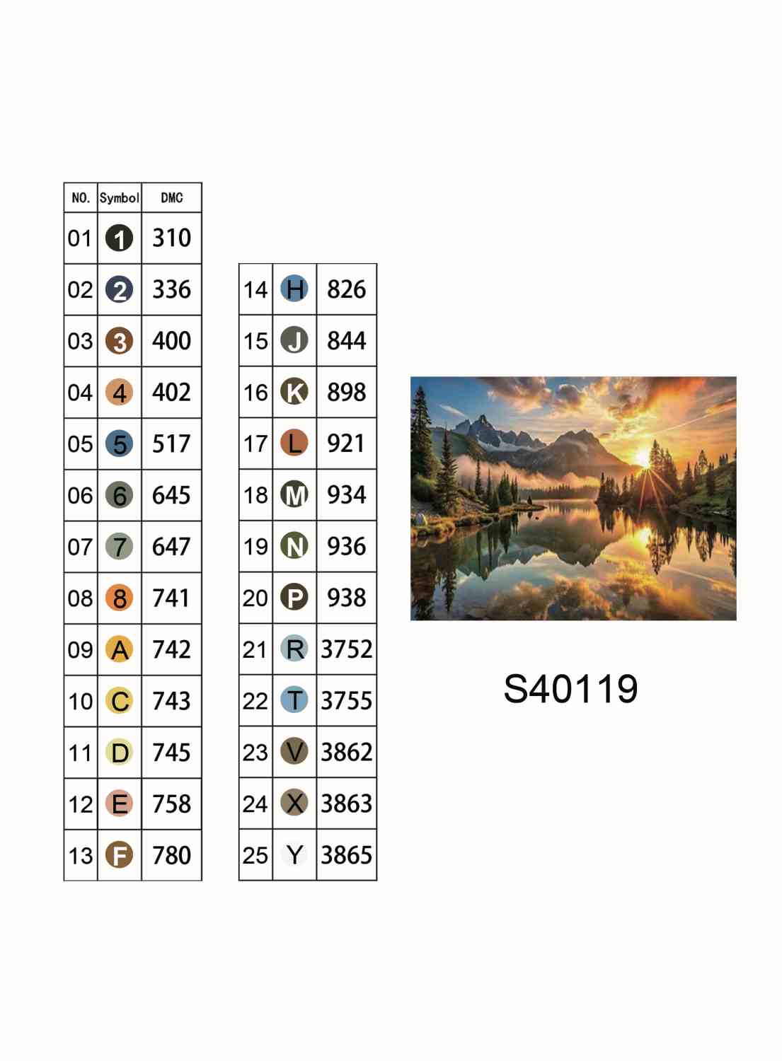 Алмазна мозаїка "Золоте віддзеркалення", 40*50см, на підрамнику, в кор. 41*51*2,5см, ТМ Dreamtoys