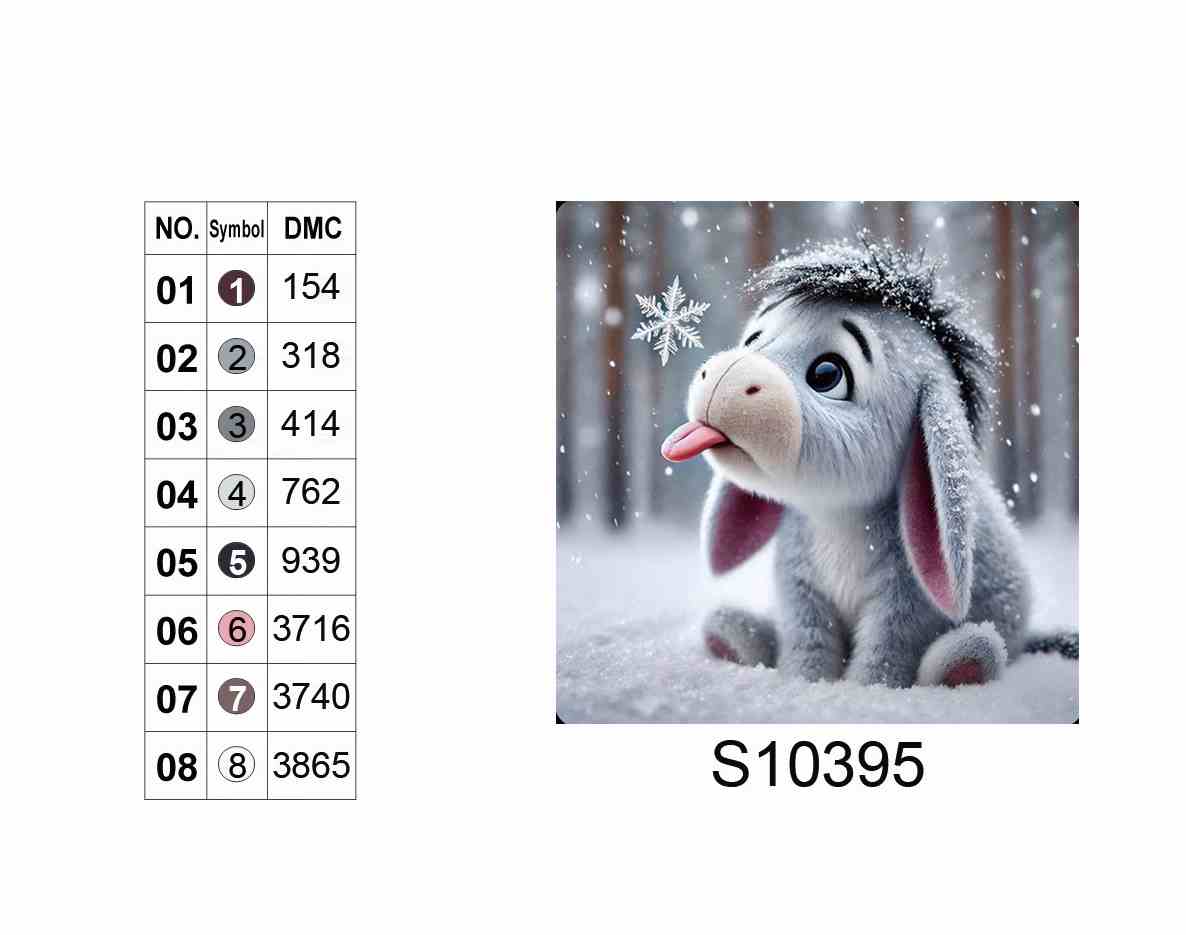 Алмазная мозаика "Ожидание снежинки", 20*20см, на рамке, кор. 21*21*2,5см, ТМ Dreamtoys