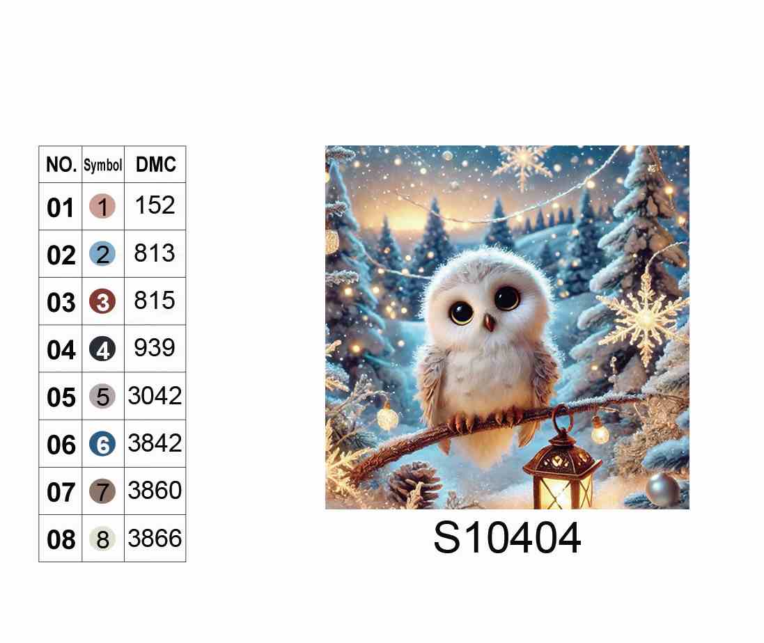 Алмазная мозаика "Пушистый ночной дозор", 20*20см, на рамке, кор. 21*21*2,5см, ТМ Dreamtoys