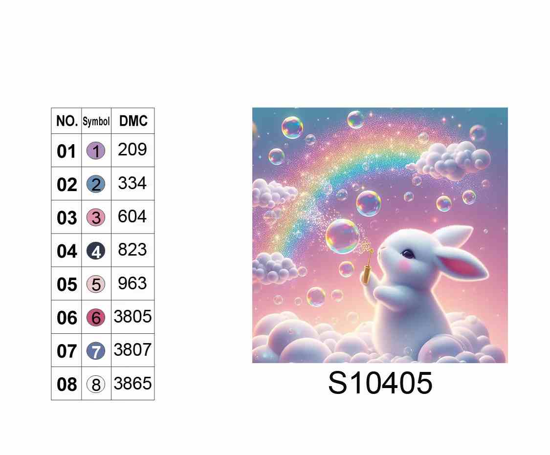 Алмазна мозаїка "Веселковий подих", 20*20см, на рамці, в кор. 21*21*2,5см, ТМ Dreamtoys