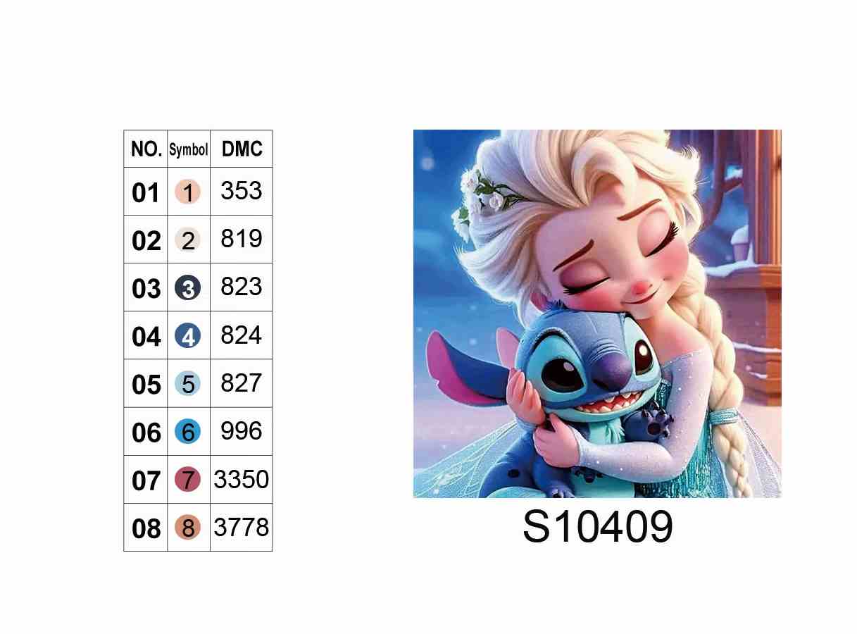 Алмазная мозаика "Холодные объятия и теплое сердце», 20*20см, на рамке, кор. 21*21*2,5см, ТМ Dreamtoys