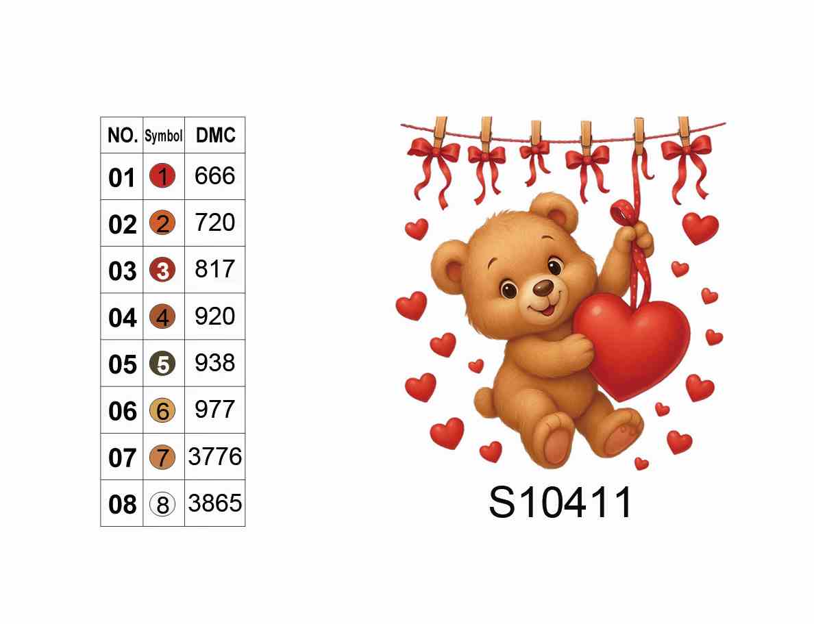 Алмазная мозаика "Счастливый держатель сердца", 20*20см, на рамке, кор. 21*21*2,5см, ТМ Dreamtoys