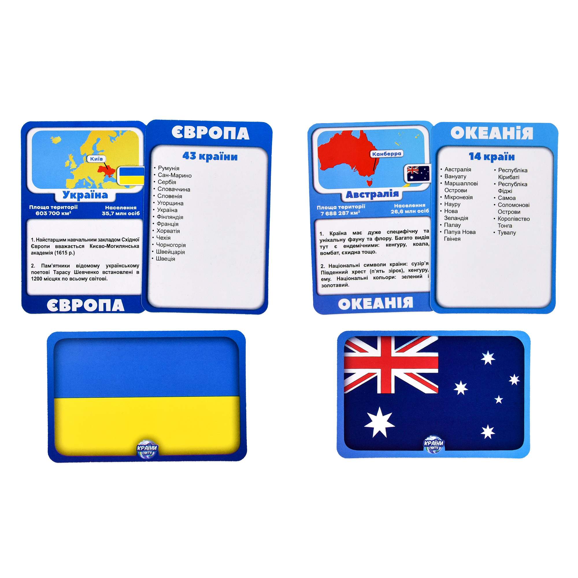 Настільна гра "Країни світу", в кор. 25*26*5см, ТМ Стратег, Україна