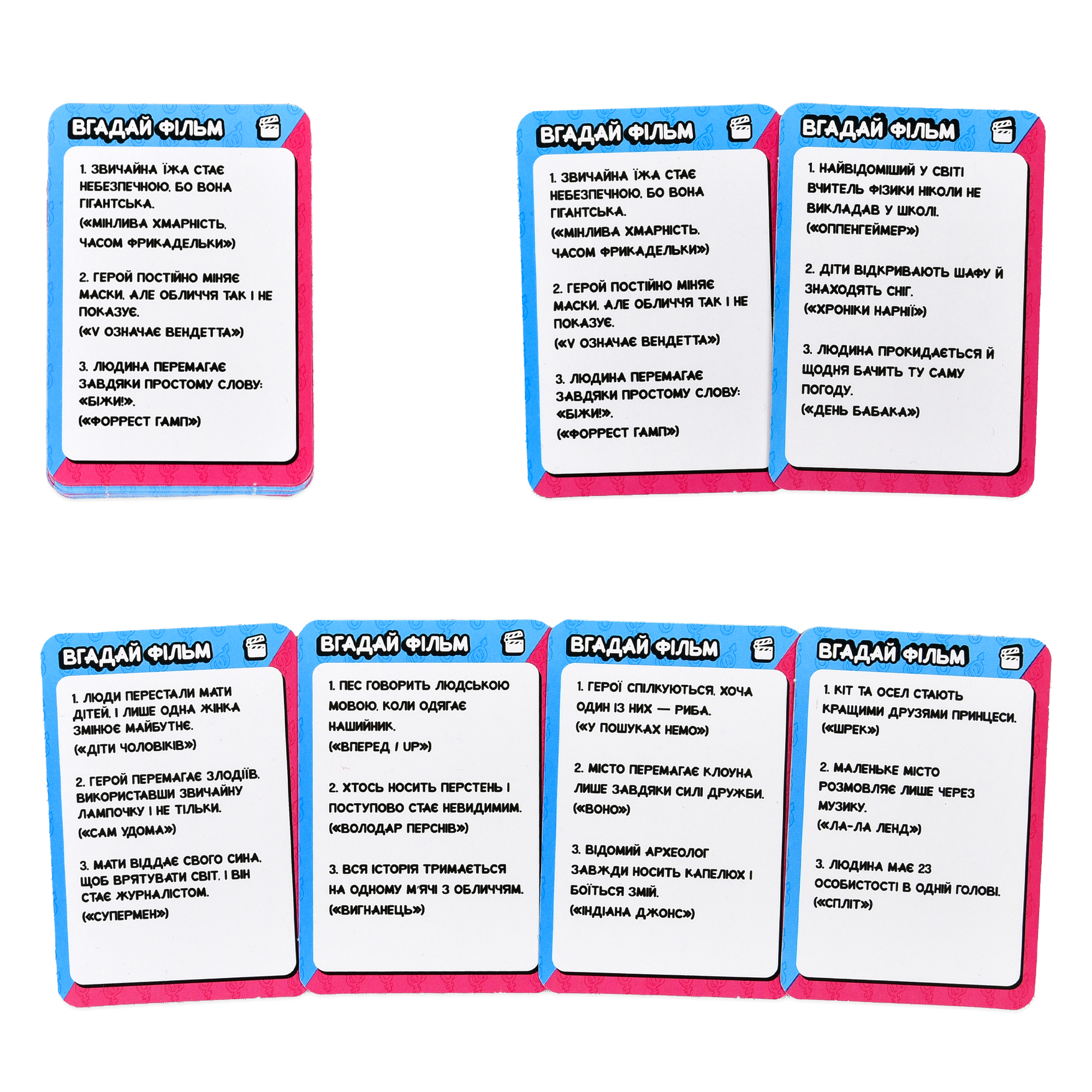 Настільна гра "ФАЙНІ VS БРУТАЛЬНІ", в кор. 10,7*6*12см, ТМ Стратег, Україна