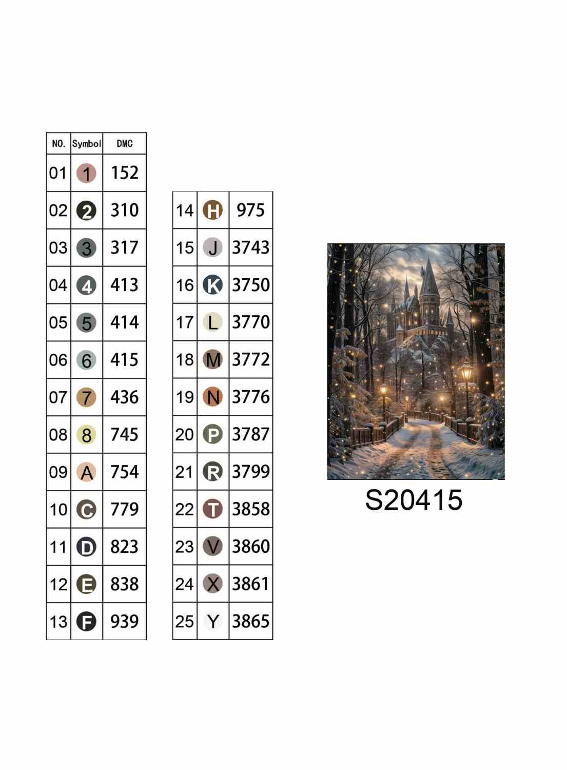 Алмазная мозаика "Путь к волшебному дворцу", на подрамнике 30*40см, в кор. 31*41*2,5см, ТМ Dreamtoys