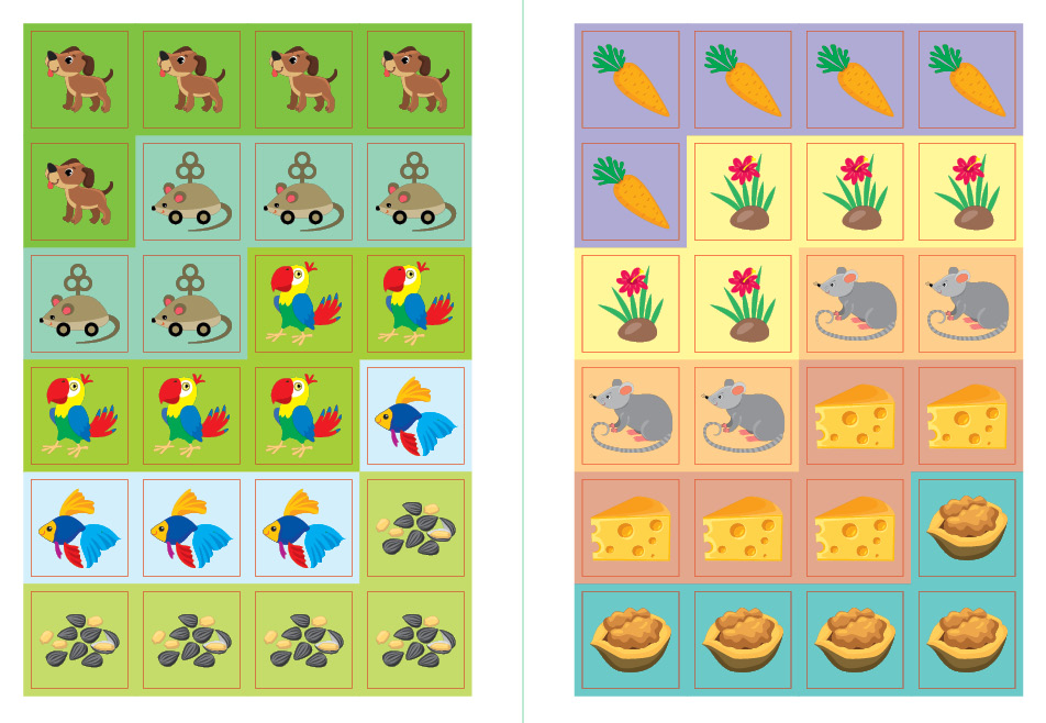 Книга "Наклей, малятко! Гав-гав! Домашні улюбленці" 17*23см, Україна, ТМ УЛА