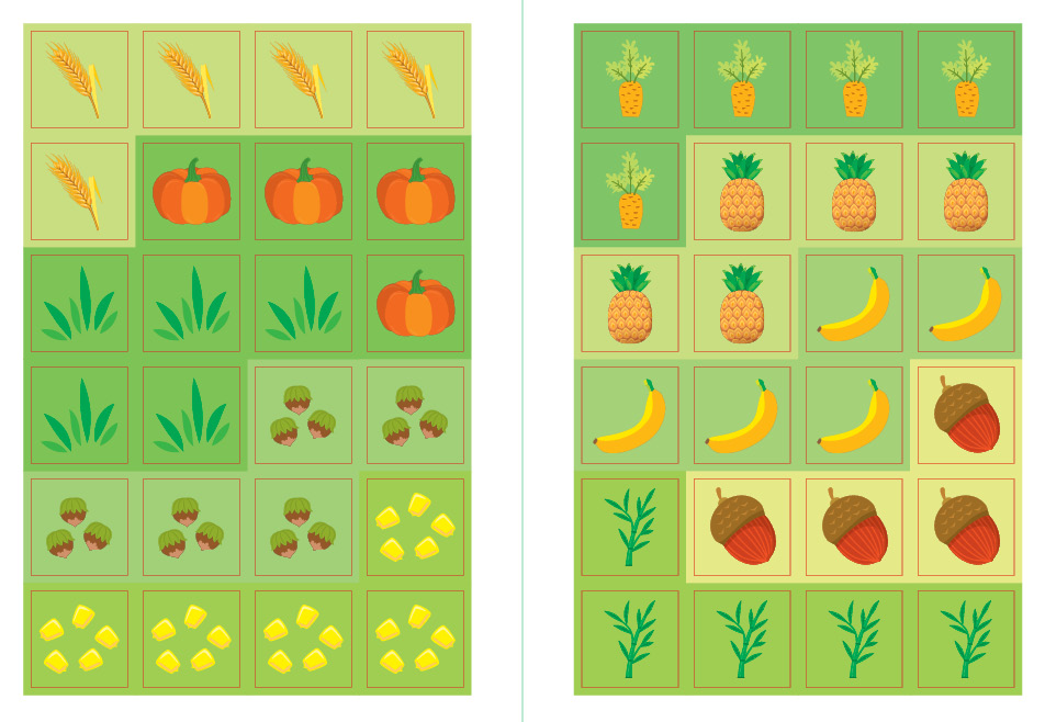 Книга "Наклей, малятко! Хрум-хрум! Що їдять тваринки?" 17*23см, Україна, ТМ УЛА