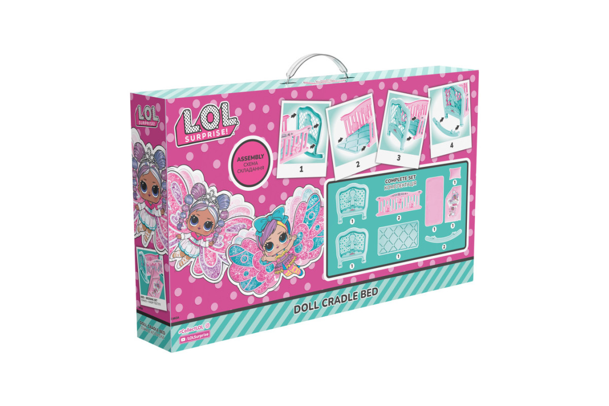 Колыбель L.O.L. Surprise! We Believe in Fairies, кор.52*31*8см, ТМ Технок, Украина