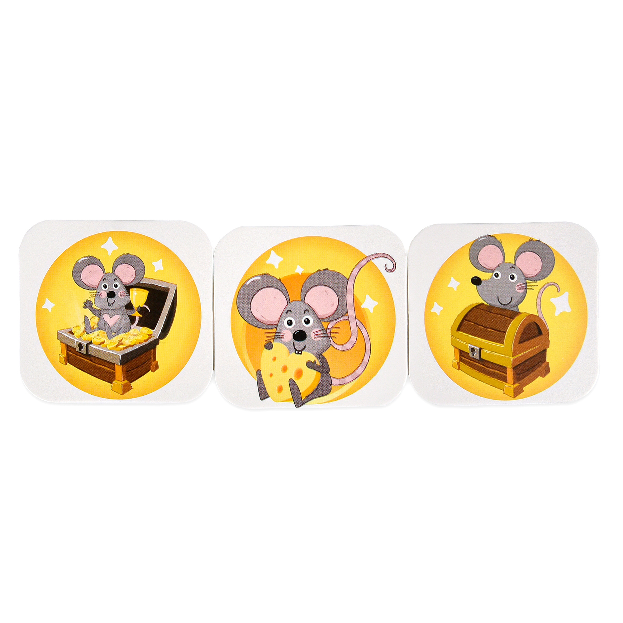 Настольная игра "Темный котенок Светлый мышонок", в кор. 18*11*5см, ТМ Стратег, Украина