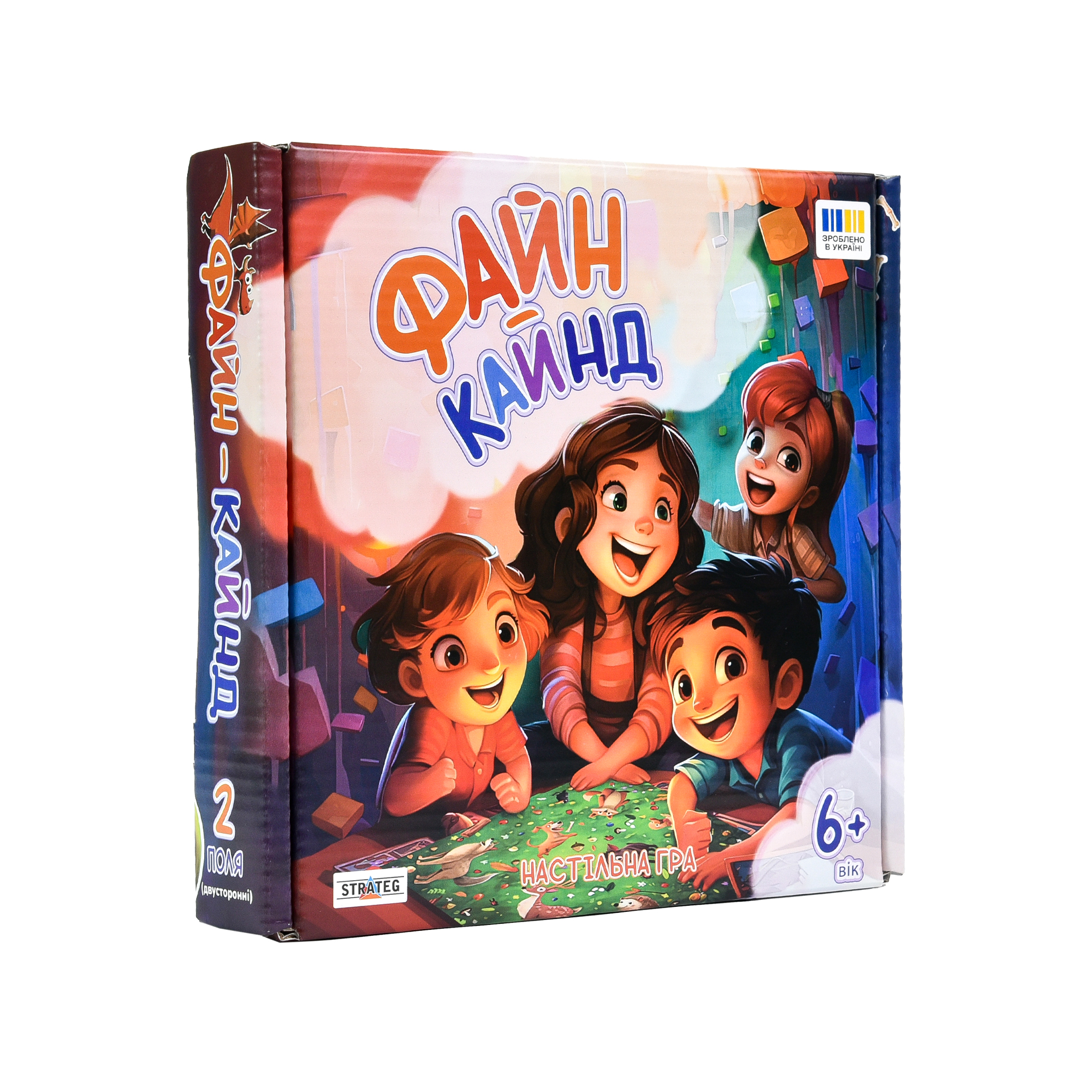 Настольная игра "Файн-Кайнд" на украинском языке, в кор. 18,2*19*3,6см, ТМ Стратег, Украина