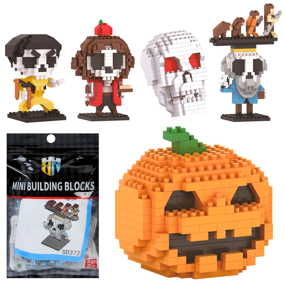 Конструктор Helloween, фигурка/монстр, 5 видов, в пакете 12*17*3см (150шт) Конструктор Helloween, фигурка/монстр, 5 видов, в пакете 12*17*3см (150шт)