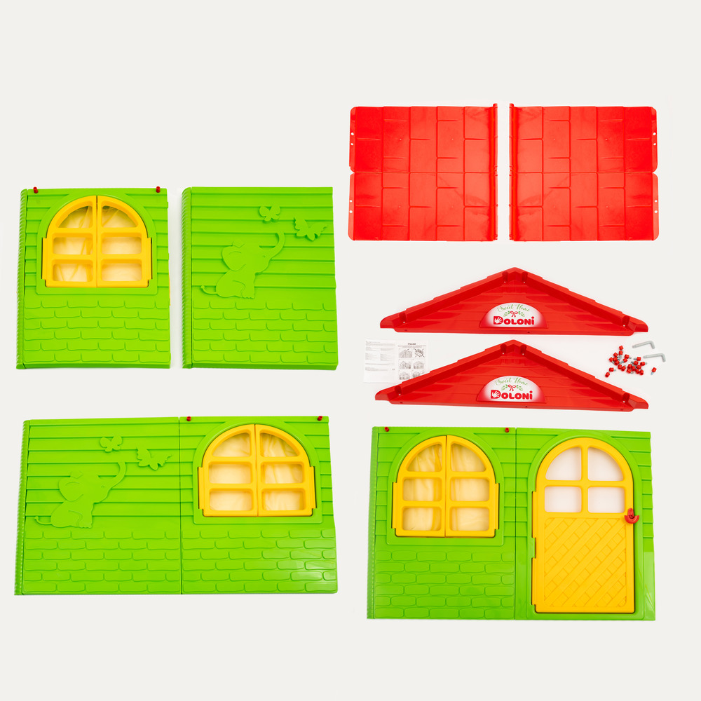 Будиночок зі шторками 120*129*69см, кор. 130*86*23см, ТМ Долоні, Україна