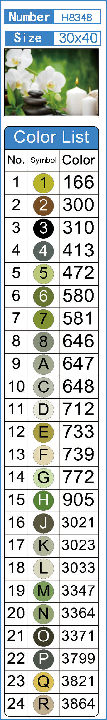 Алмазна мозаїка "Стоун-терапія", на підрамнику 30*40см, кор. 41*31*2,5см